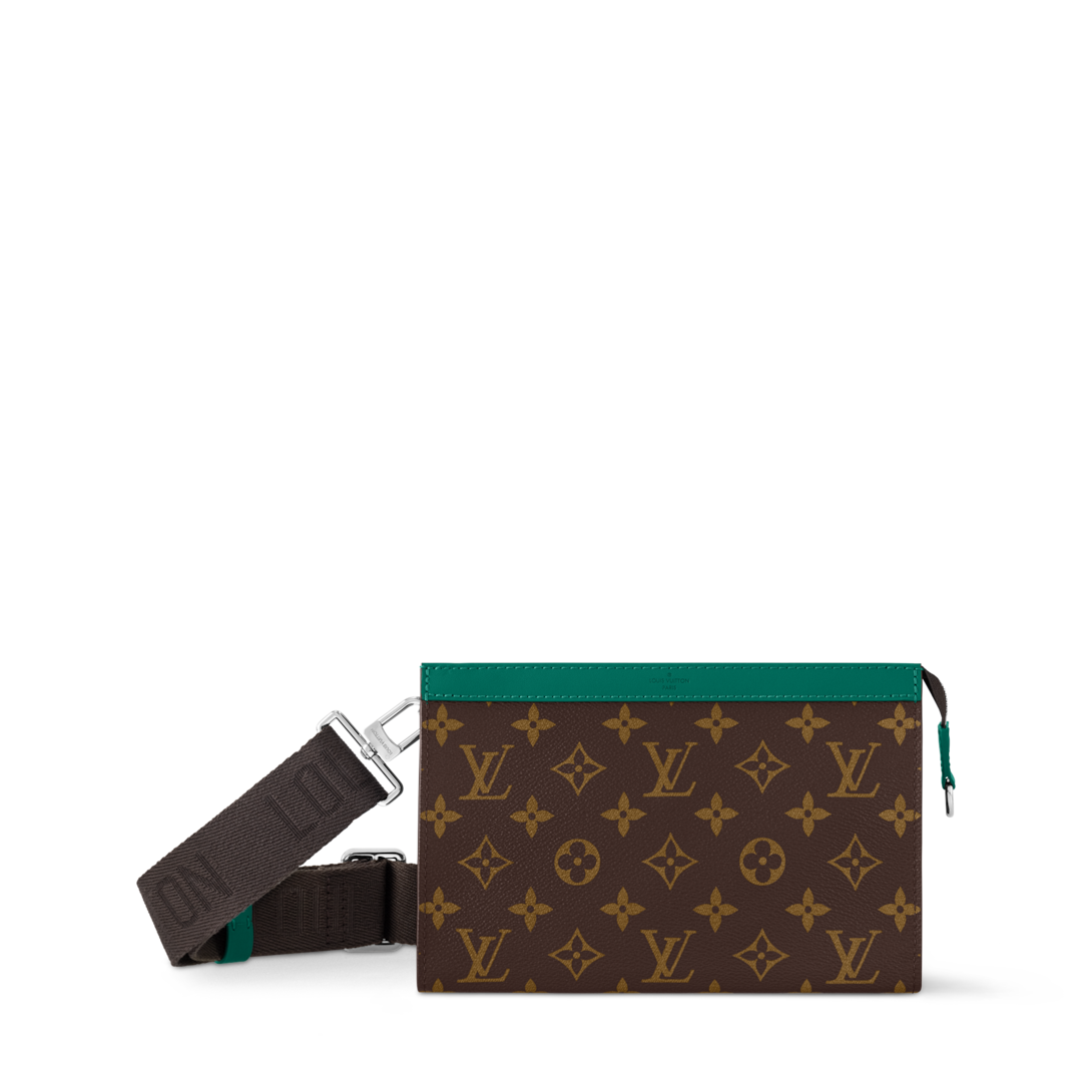 Gaston Wearable Wallet Monogram Macassar Canvas - Louis Vuitton